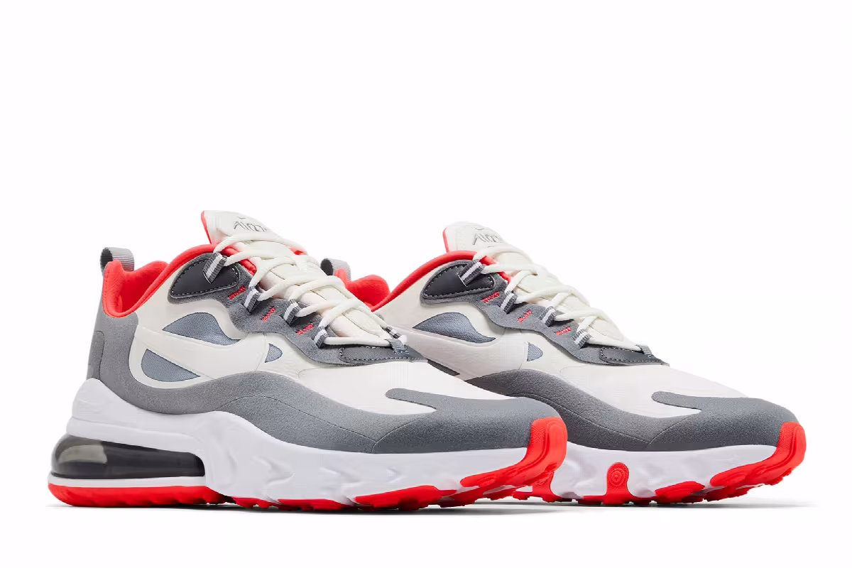 Nike Air Max 270 React Red Grey, view 9