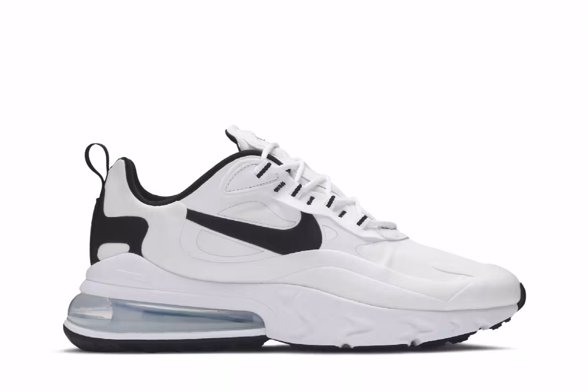 Nike Air Max 270 React White Black, view 2