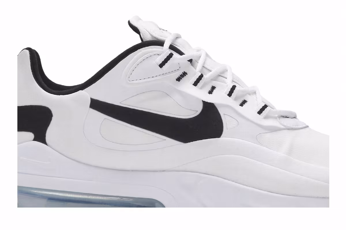 Nike Air Max 270 React White Black, view 3