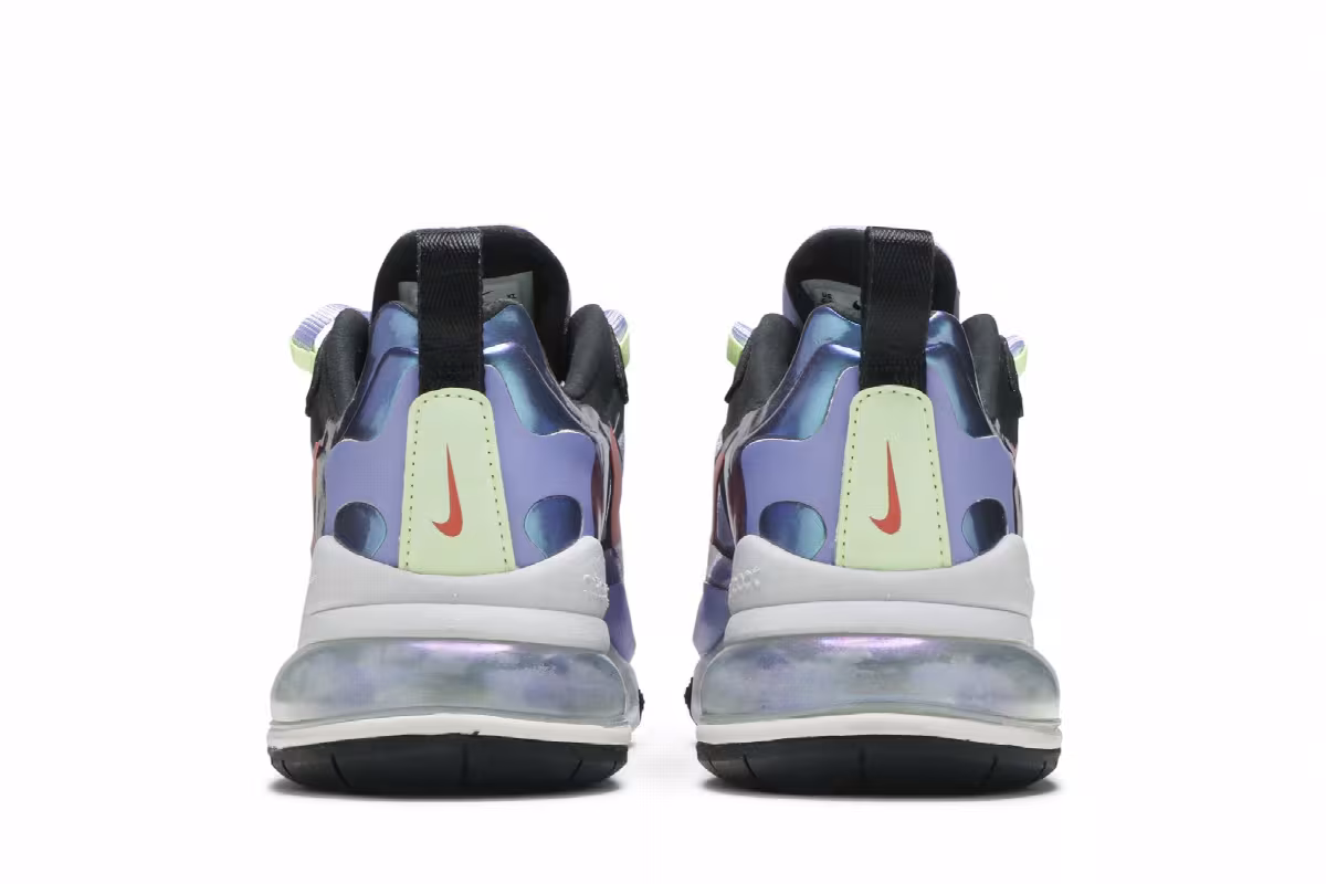 Nike Women's Air Max 270 React Light Thistle Sunblush, view 7