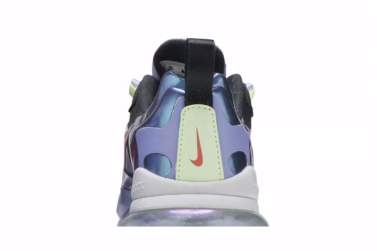 Nike Women's Air Max 270 React Light Thistle Sunblush, view 8