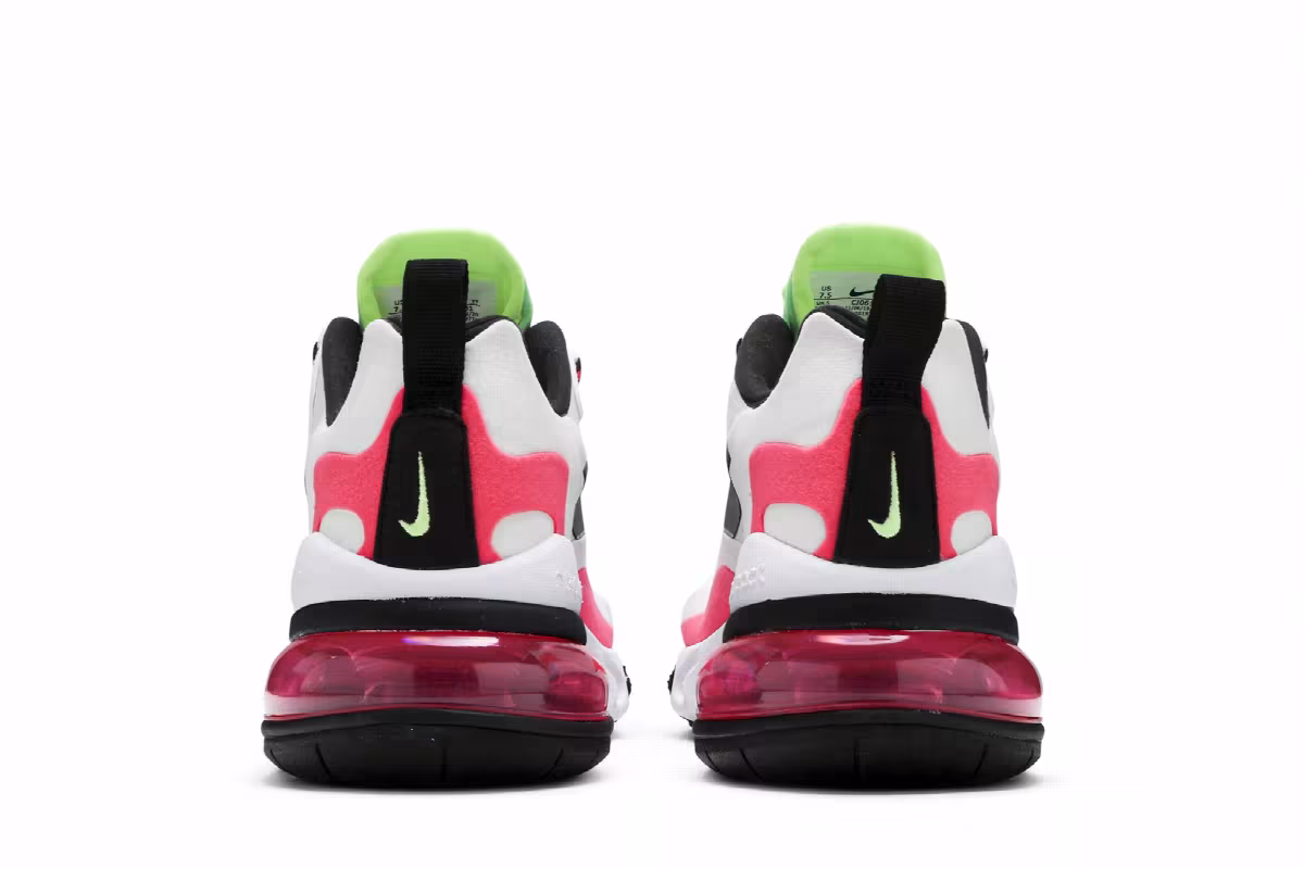 Nike Women's Air Max 270 React Hyper Pink, view 7