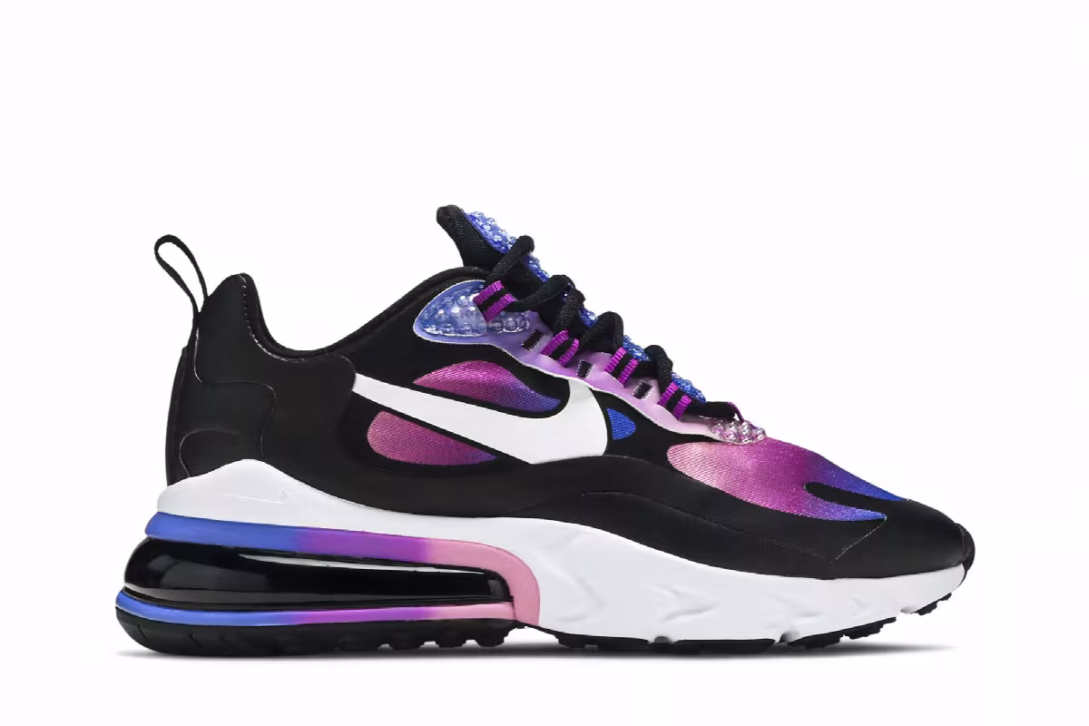 Nike Women's Air Max 270 React SE Bubble Pack, view 2