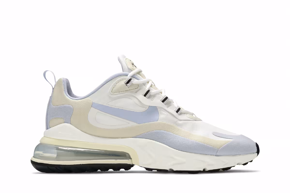 Nike Women's Air Max 270 React White Fossil, view 2