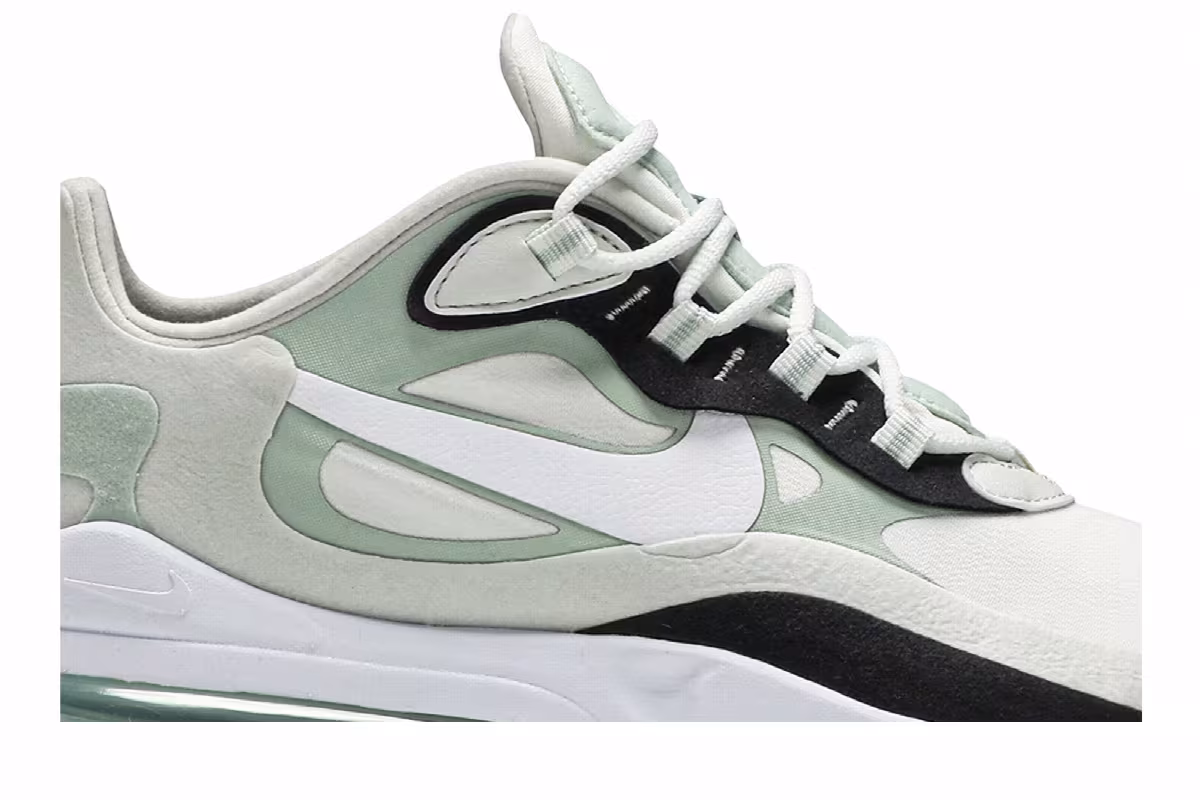 Nike Women's Air Max 270 React Spruce Aura, view 3
