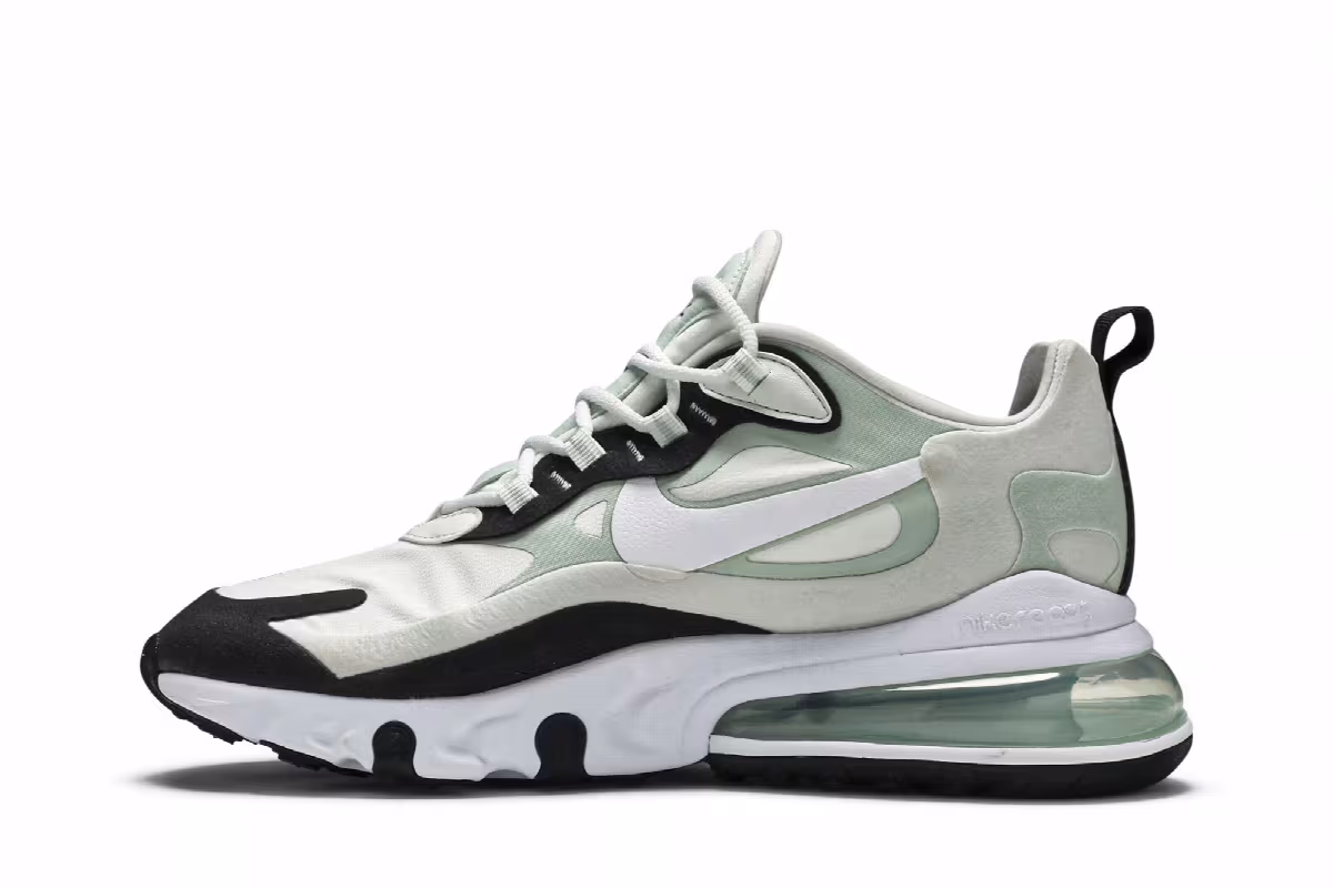 Nike Women's Air Max 270 React Spruce Aura, view 4