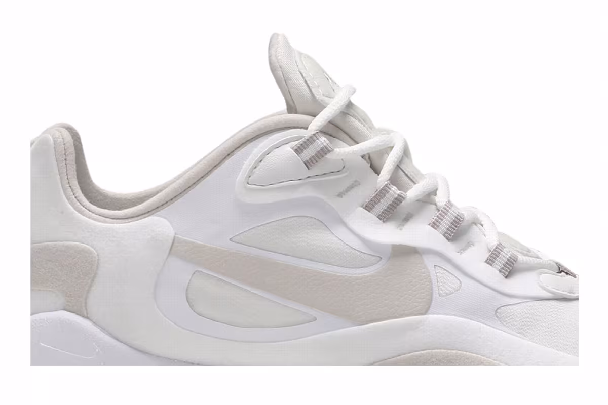 Nike Women's Air Max 270 React Summit White Orewood Brown, view 3