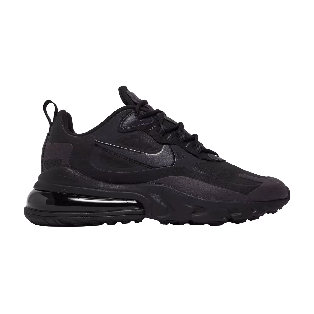Nike Women's Air Max 270 React Triple Black
