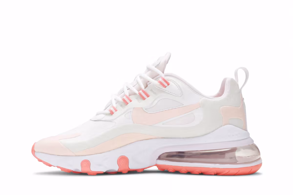 Nike Women's Air Max 270 React Crimson Tint, view 4