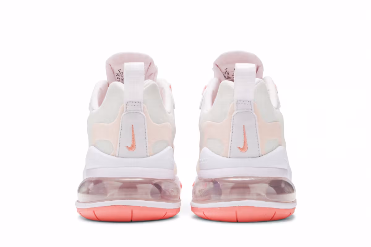 Nike Women's Air Max 270 React Crimson Tint, view 7