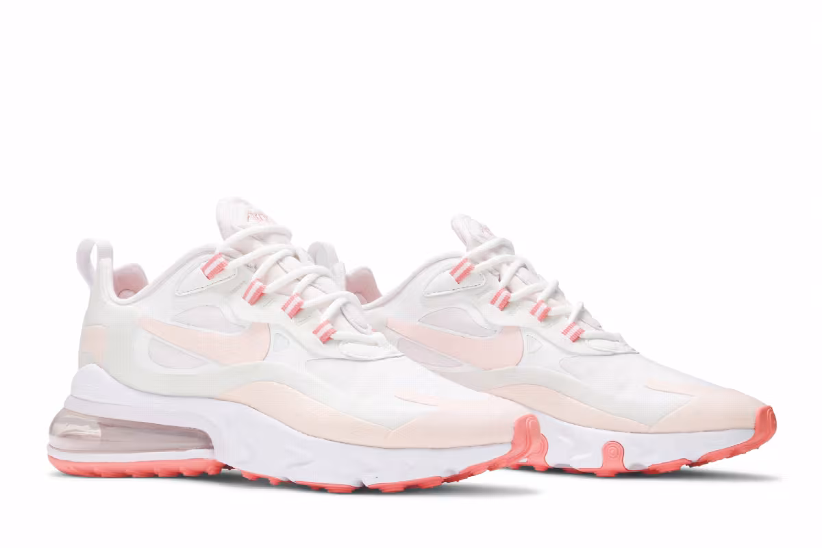 Nike Women's Air Max 270 React Crimson Tint, view 9