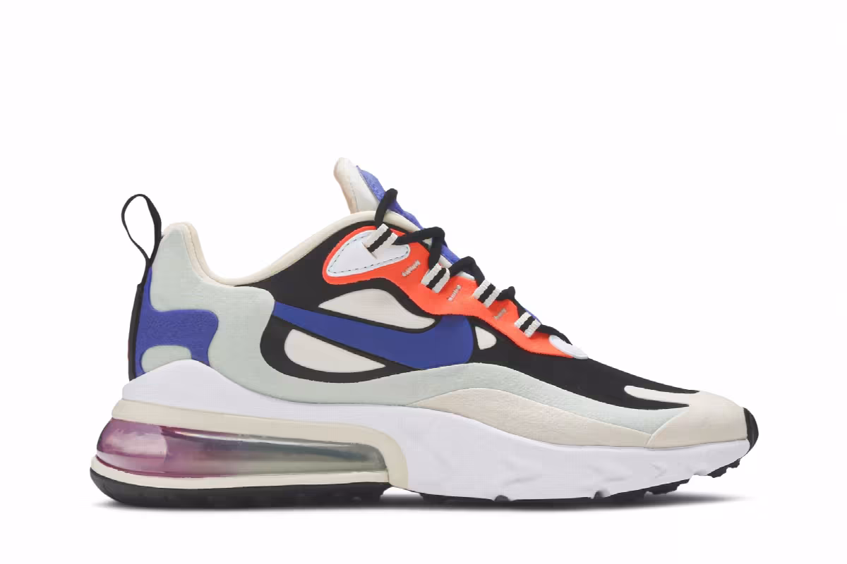 Nike Women's Air Max 270 React Fossil, view 2