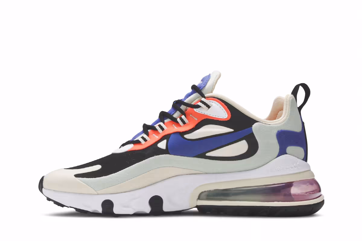 Nike Women's Air Max 270 React Fossil, view 4