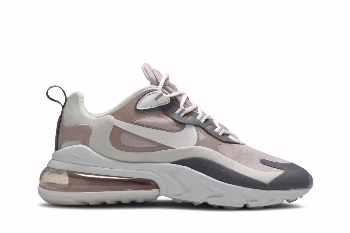 Nike Women's Air Max 270 React Plum Chalk, view 2