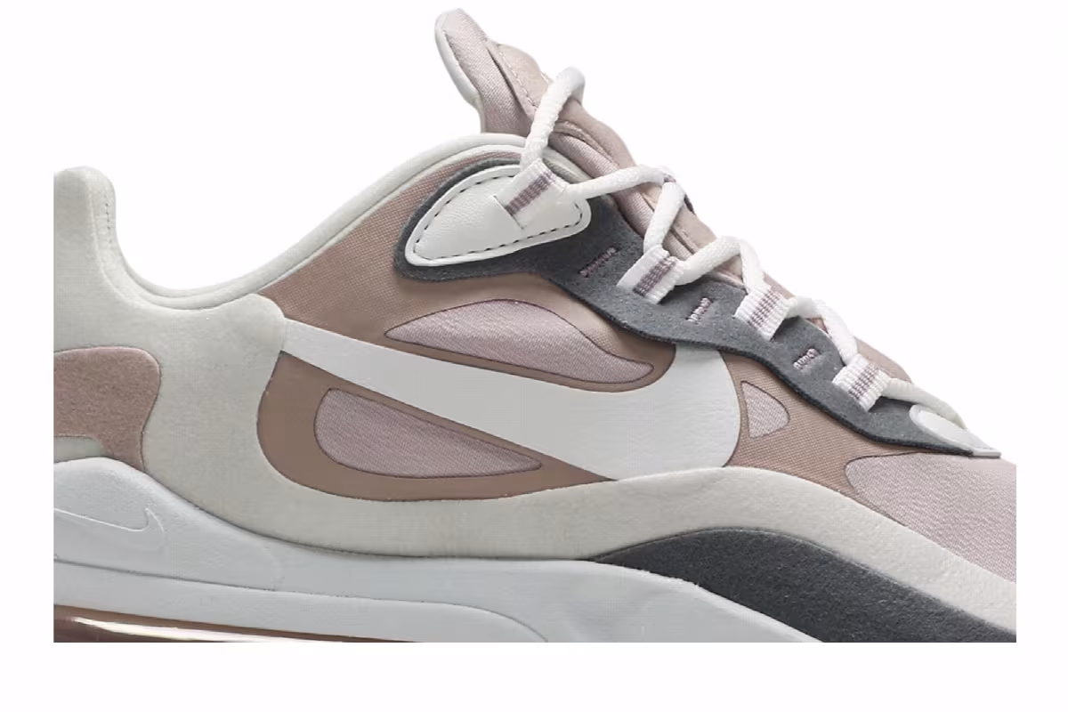 Nike Women's Air Max 270 React Plum Chalk, view 3