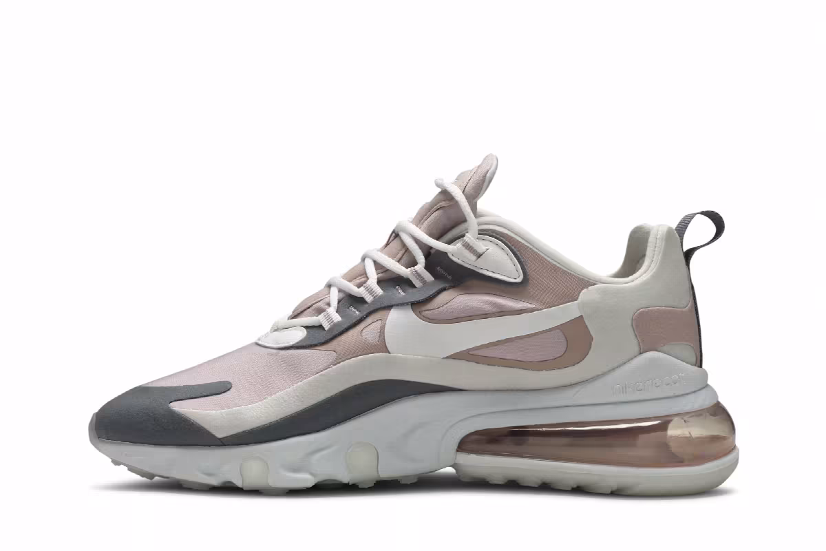 Nike Women's Air Max 270 React Plum Chalk, view 4