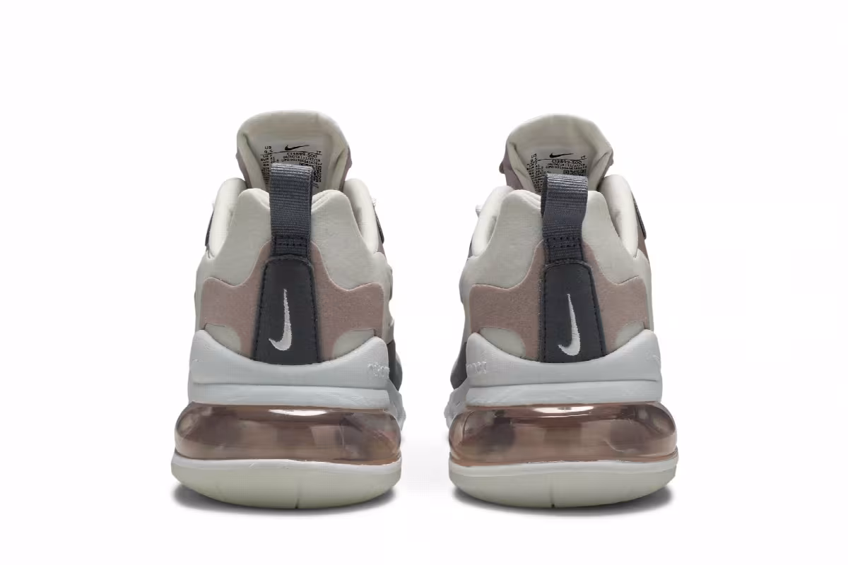 Nike Women's Air Max 270 React Plum Chalk, view 7