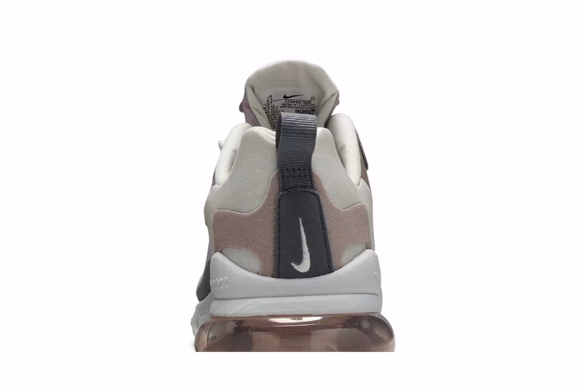 Nike Women's Air Max 270 React Plum Chalk, view 8