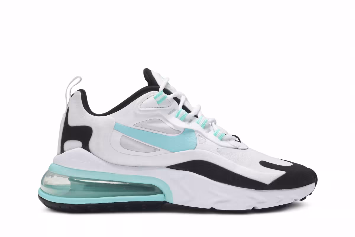 Nike Women's Air Max 270 React Aurora Green, view 2