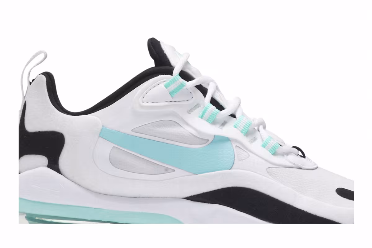 Nike Women's Air Max 270 React Aurora Green, view 3