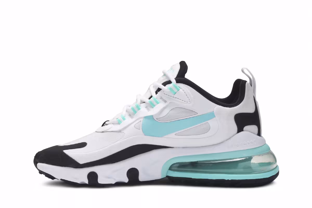 Nike Women's Air Max 270 React Aurora Green, view 4
