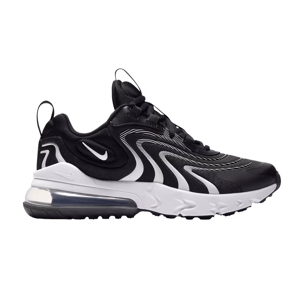 Nike Air Max 270 React ENG GS Black White