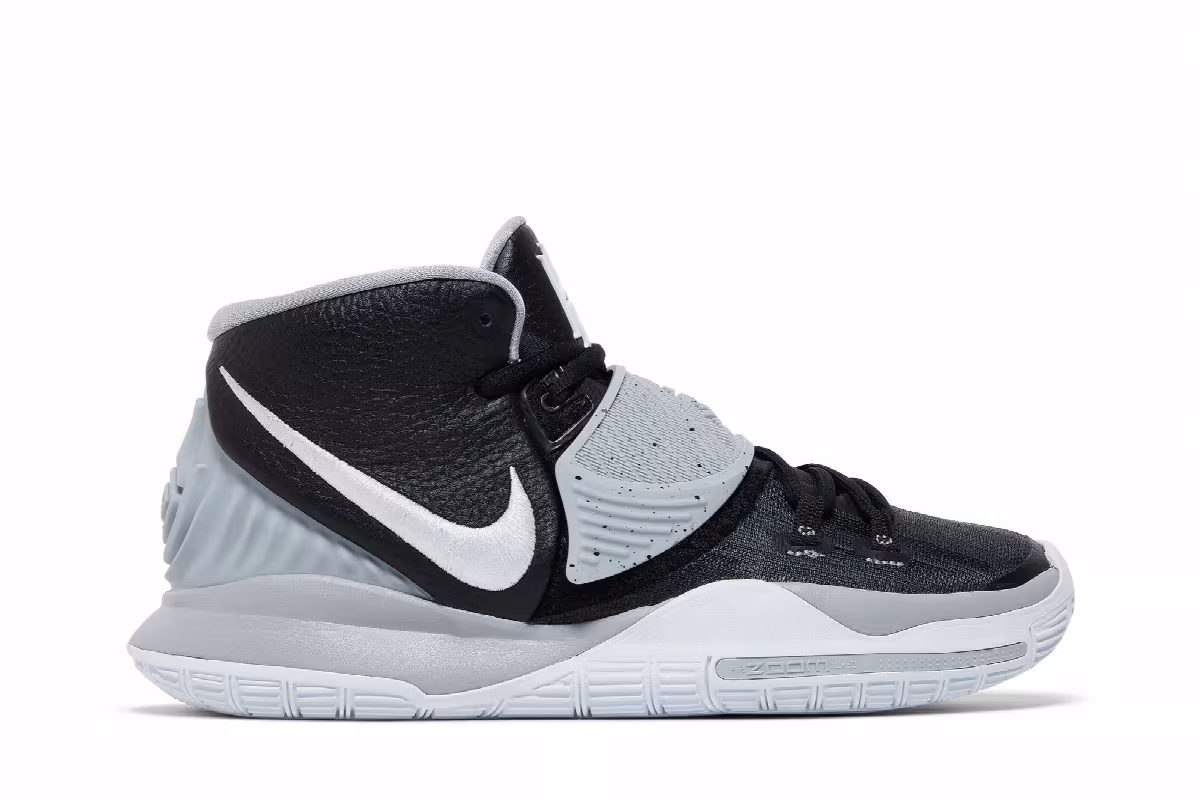 Nike Kyrie 6 Team Black Wolf Grey, view 2