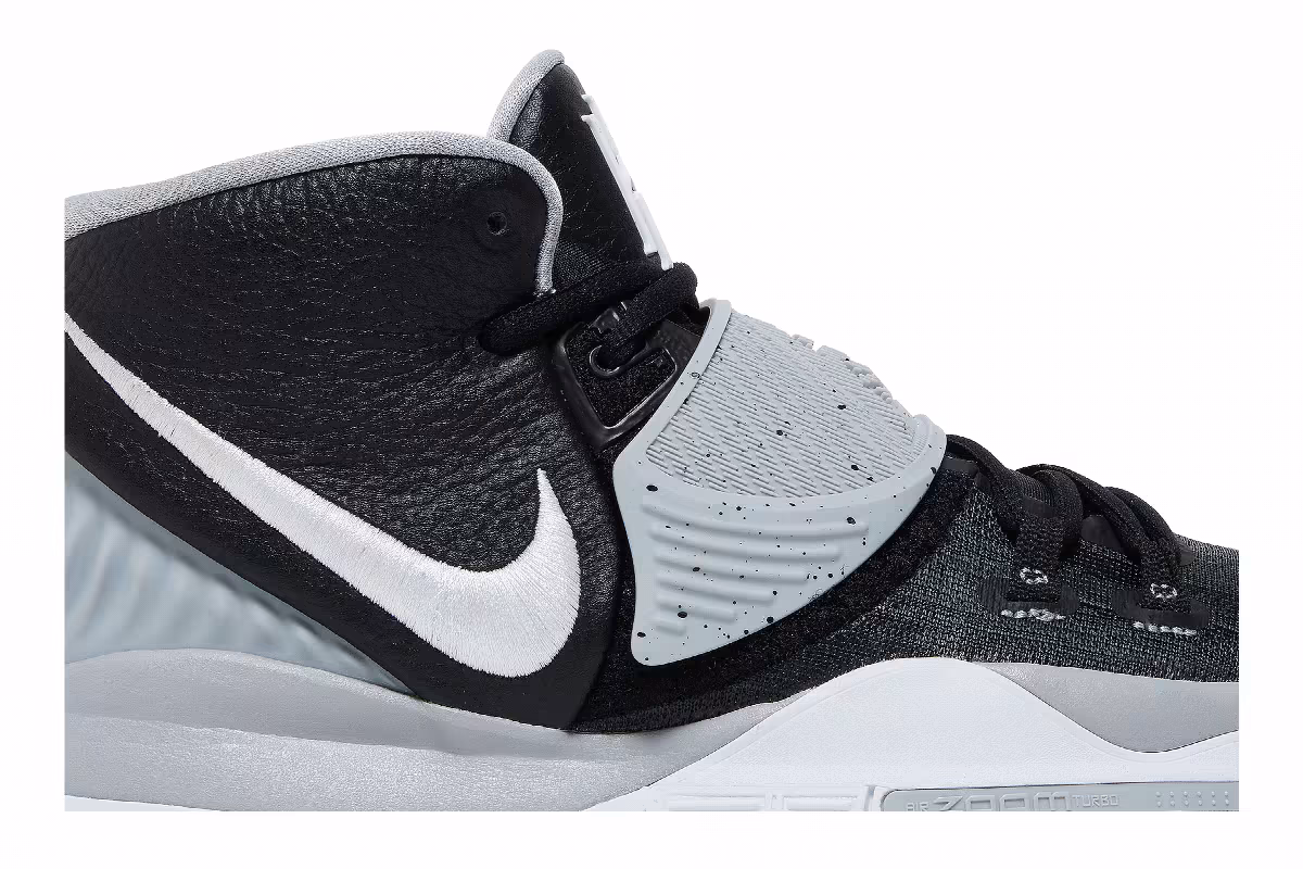 Nike Kyrie 6 Team Black Wolf Grey, view 3