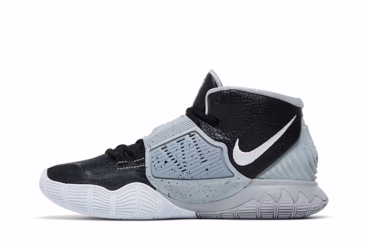 Nike Kyrie 6 Team Black Wolf Grey, view 4