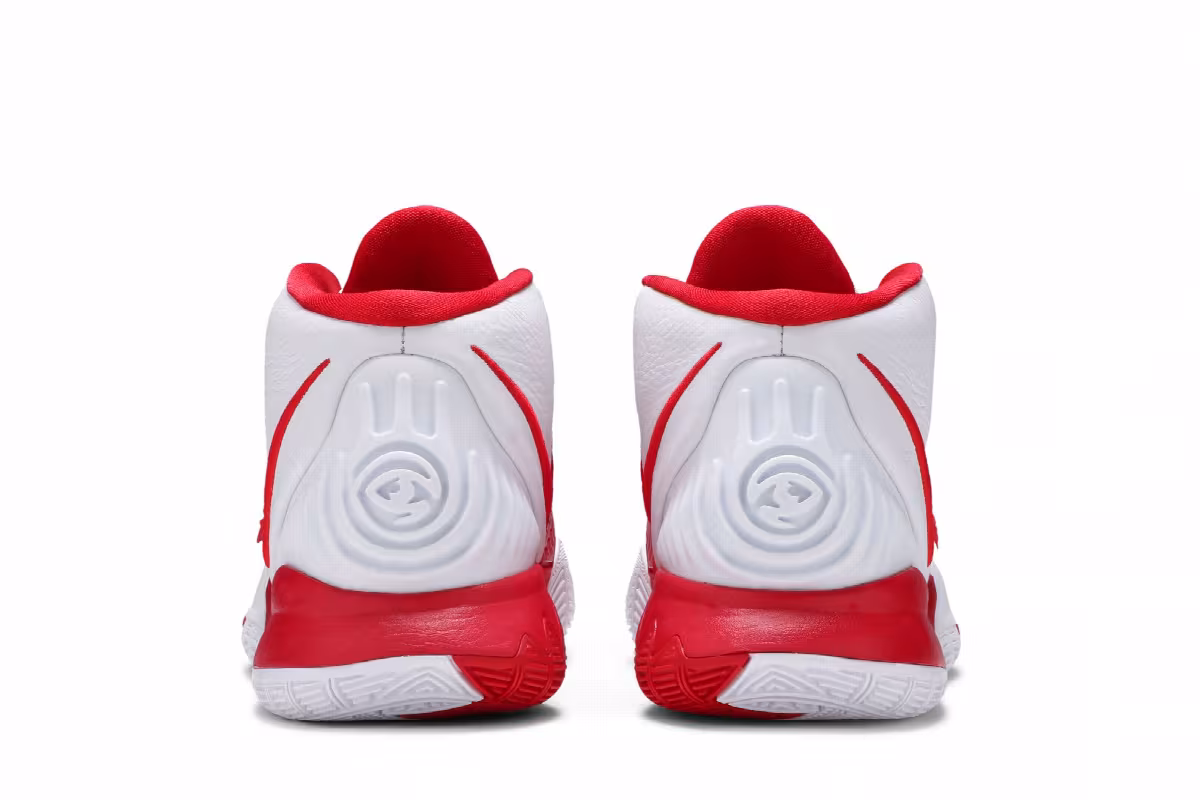 Nike Kyrie 6 TB EP White University Red, view 7