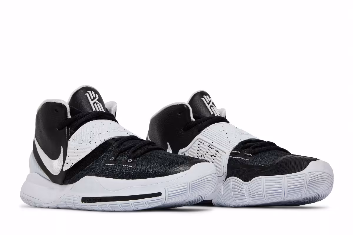 Nike Kyrie 6 Team Black White, view 9