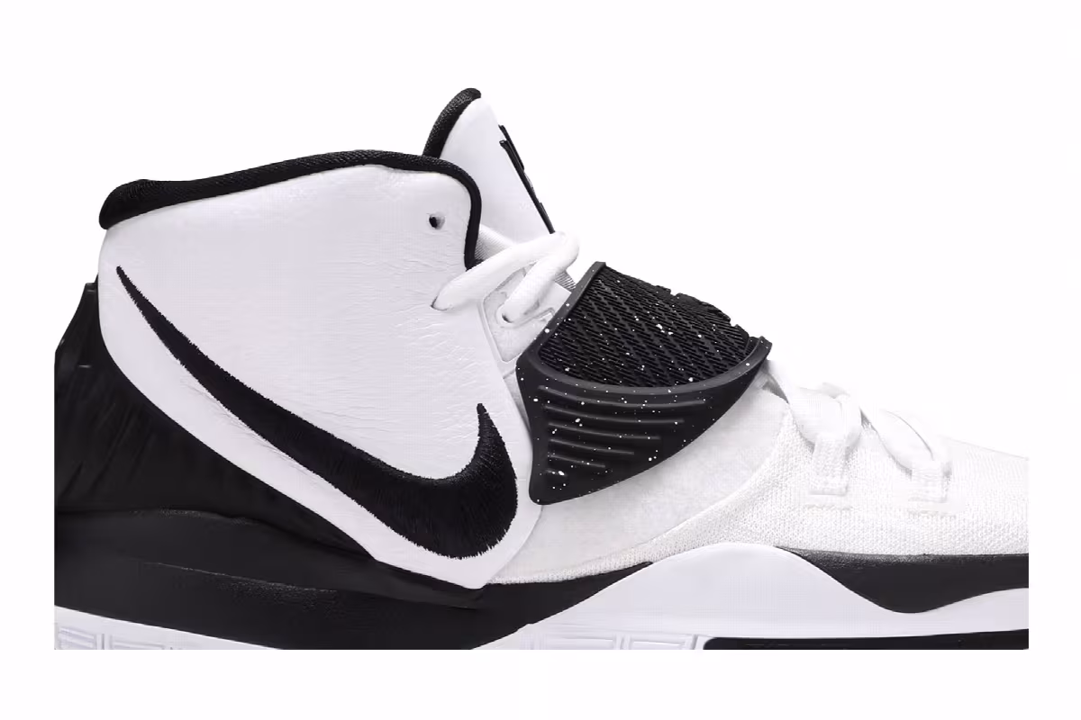 Nike Kyrie 6 Team White Black, view 3