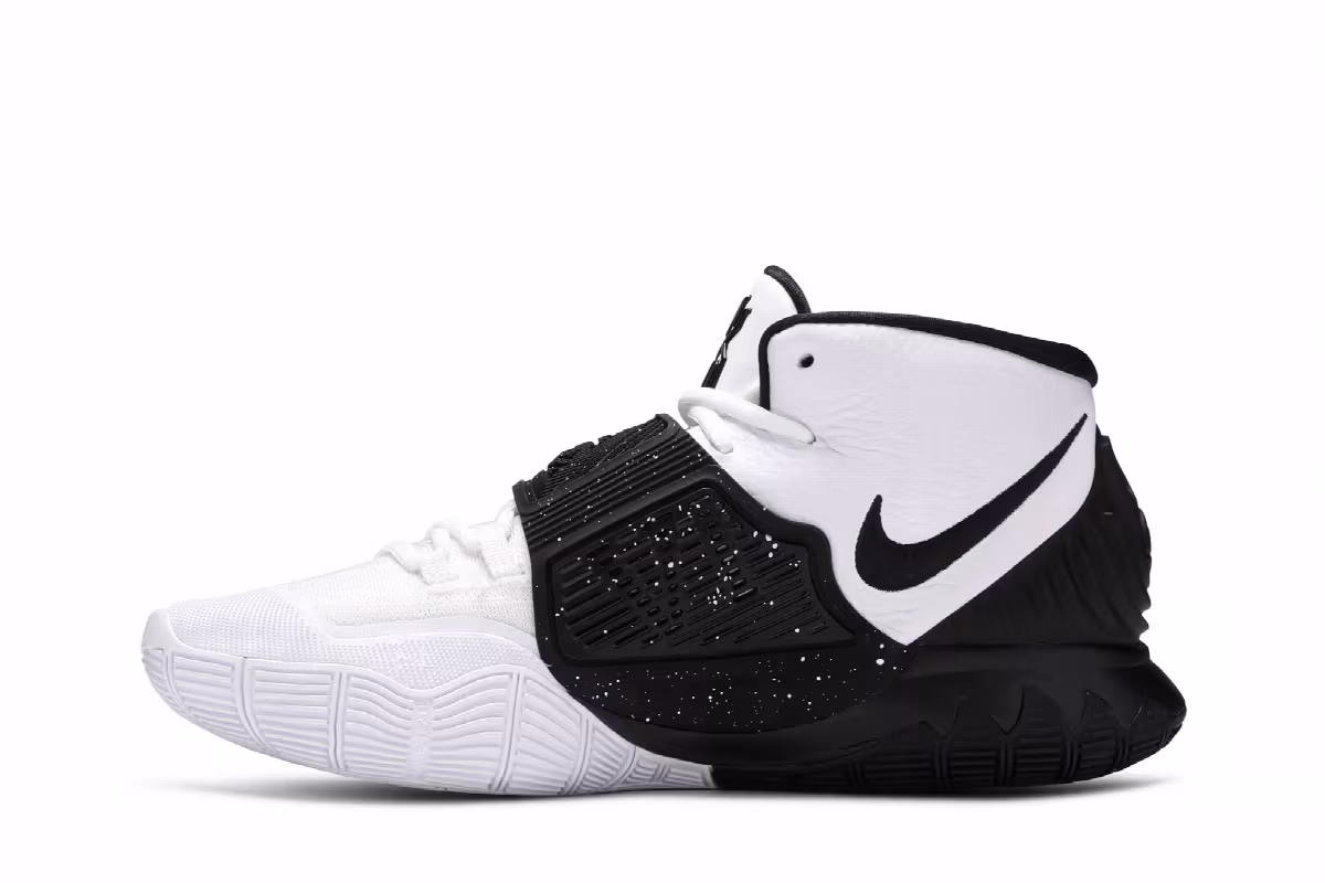 Nike Kyrie 6 Team White Black, view 4