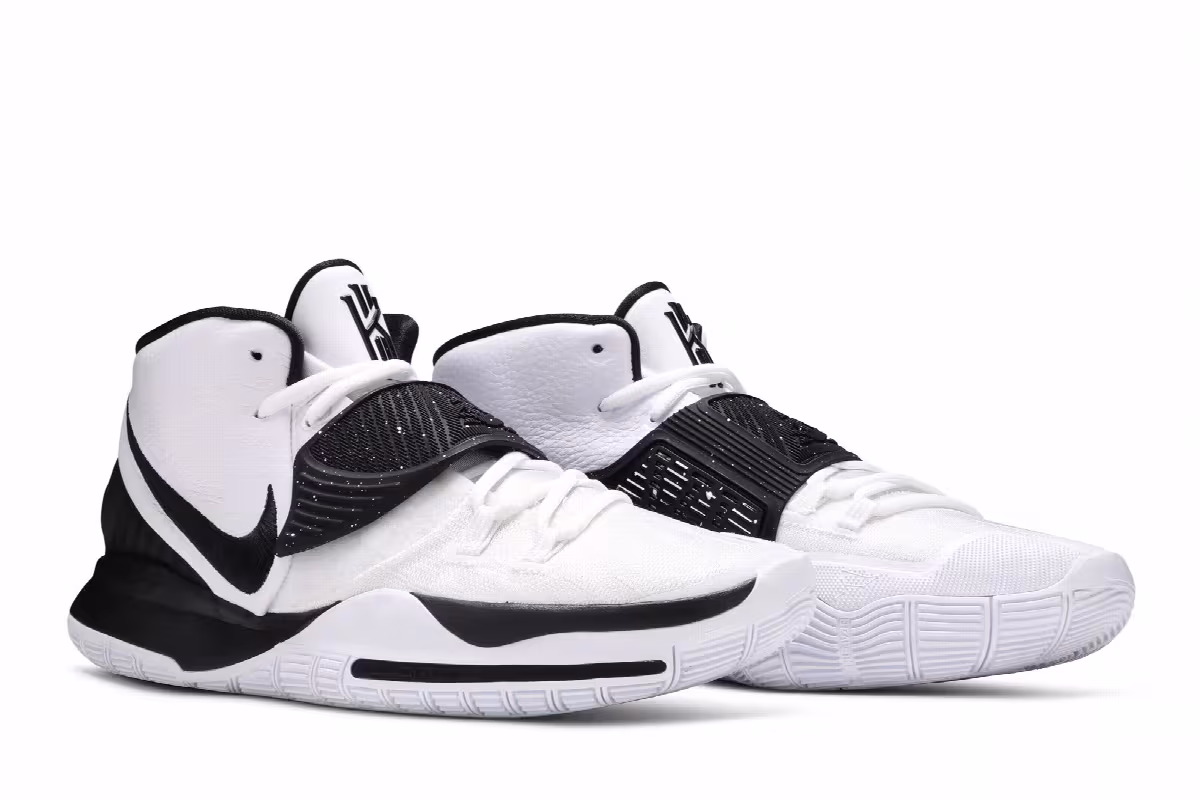 Nike Kyrie 6 Team White Black, view 9