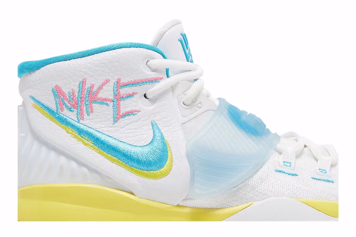 Nike Kyrie 6 GS Neon Graffiti, view 3