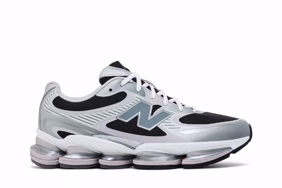 New Balance ABZORB 2000 Silver Metallic-Faded Black, view 2