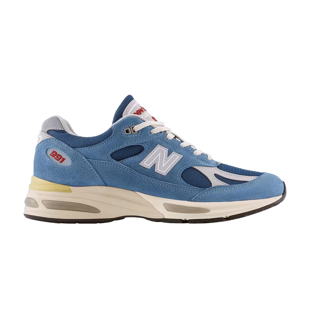 New Balance Made In Uk 991V2 Vintage Sports Bluestee