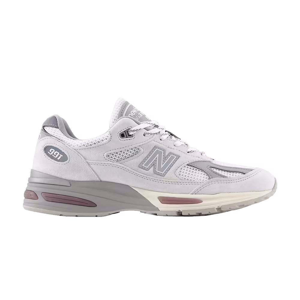 New Balance 991v2 Made In UK Wind Chime Brilliant White