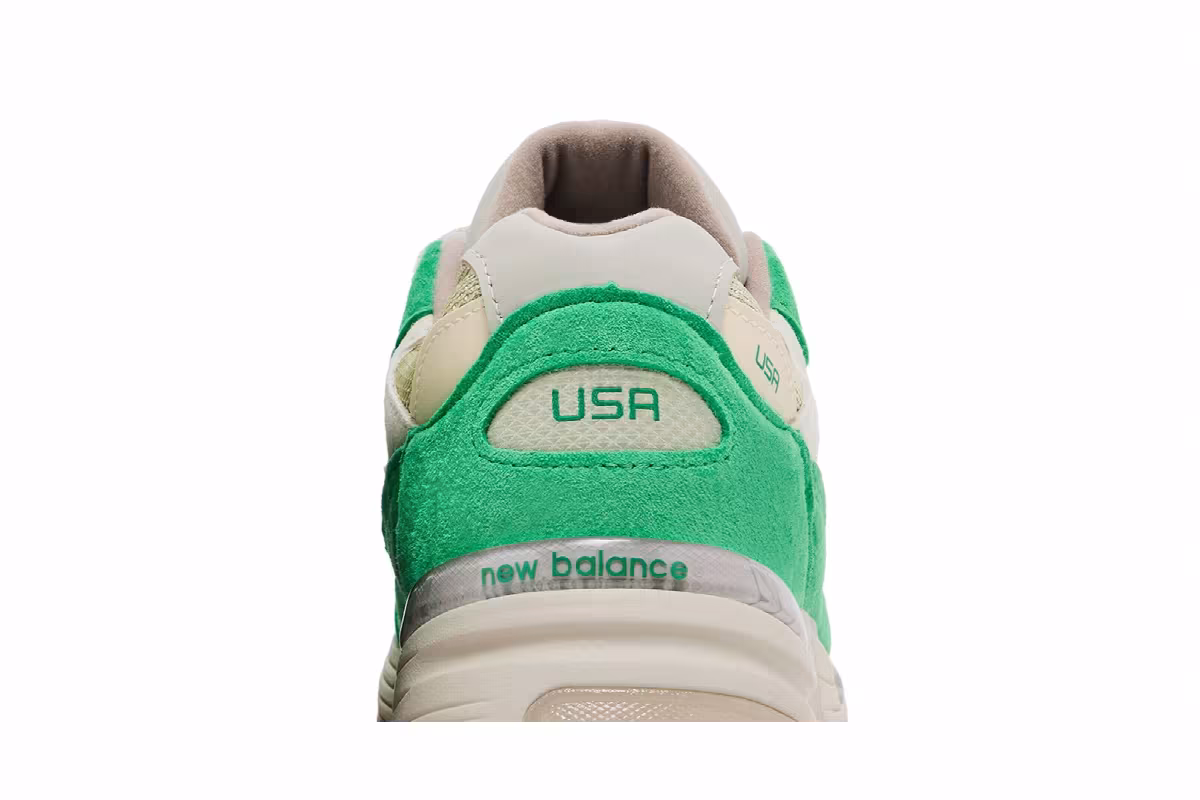Every Now and Then x New Balance 992 Made in USA Mint Gum, view 8