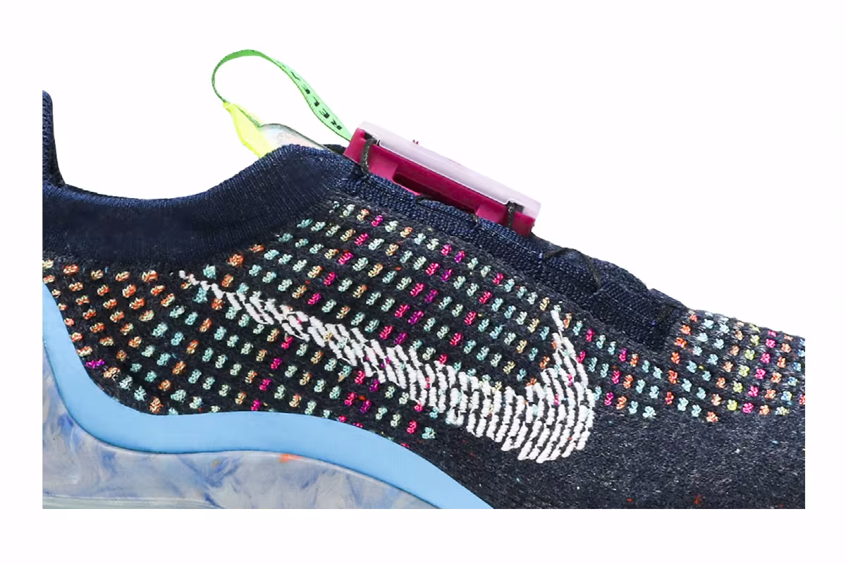 Nike Women's Air VaporMax 2020 Flyknit Deep Royal Blue Multi, view 3