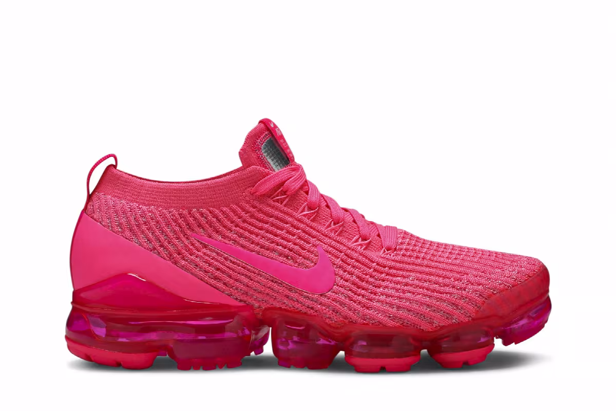 Nike Women's Air VaporMax Flyknit 3 Pink, view 2
