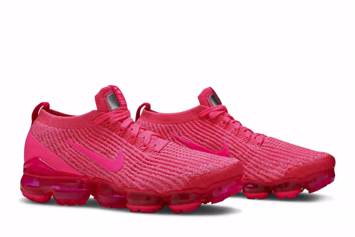Nike Women's Air VaporMax Flyknit 3 Pink, view 9