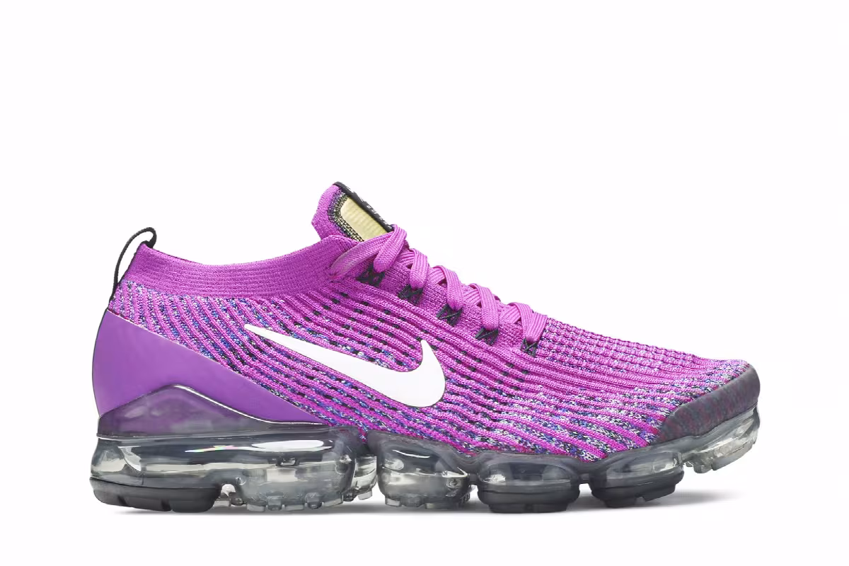 Nike Women's Air VaporMax Flyknit 3 Vivid Purple, view 2