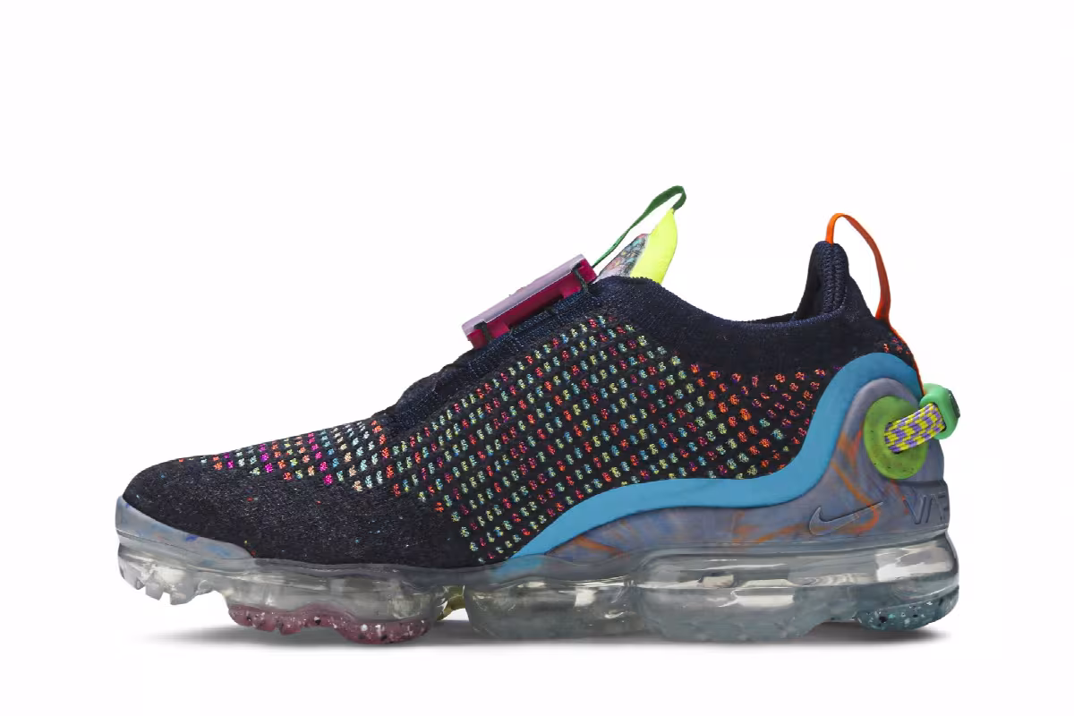 Nike Air VaporMax 2020 Flyknit Deep Royal Blue Multi, view 4