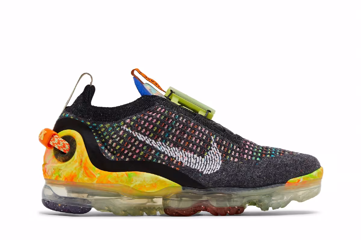 Nike Women's Air VaporMax 2020 Flyknit Iron Grey, view 2