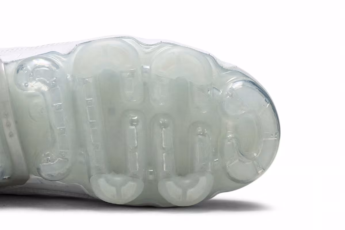 Nike Women's Air VaporMax 360 Triple White, view 6