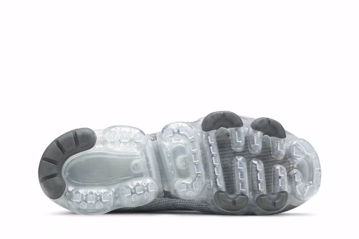 Nike Air VaporMax Flyknit 3 Particle Grey Ghost Green, view 5