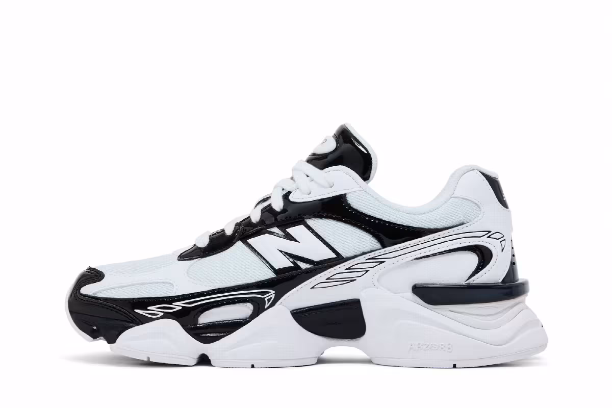 New Balance 9060R Black White, view 4
