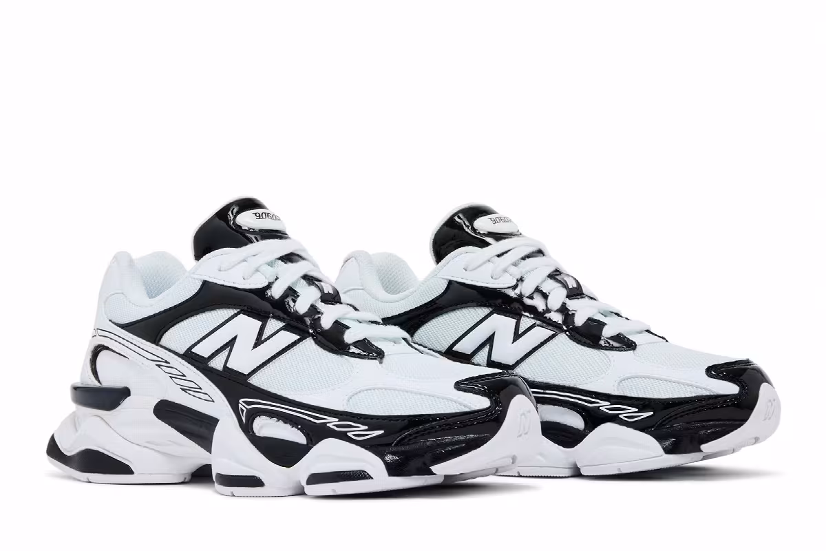 New Balance 9060R Black White, view 9
