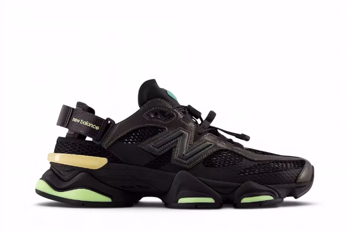 New Balance U9060SV1 Black Afterglow, view 2